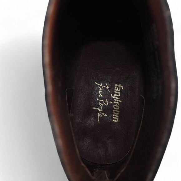 Farylrobin x Free People Tryst Leather Ankle Booties 'Black Combo' Women's 8 - Picture 10 of 12